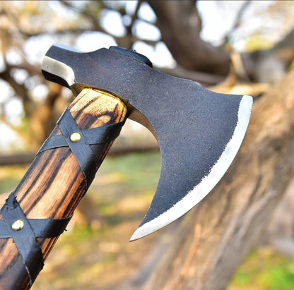 Handmade Steel Tomahawk Axe Throwing Viking Hunting Axe