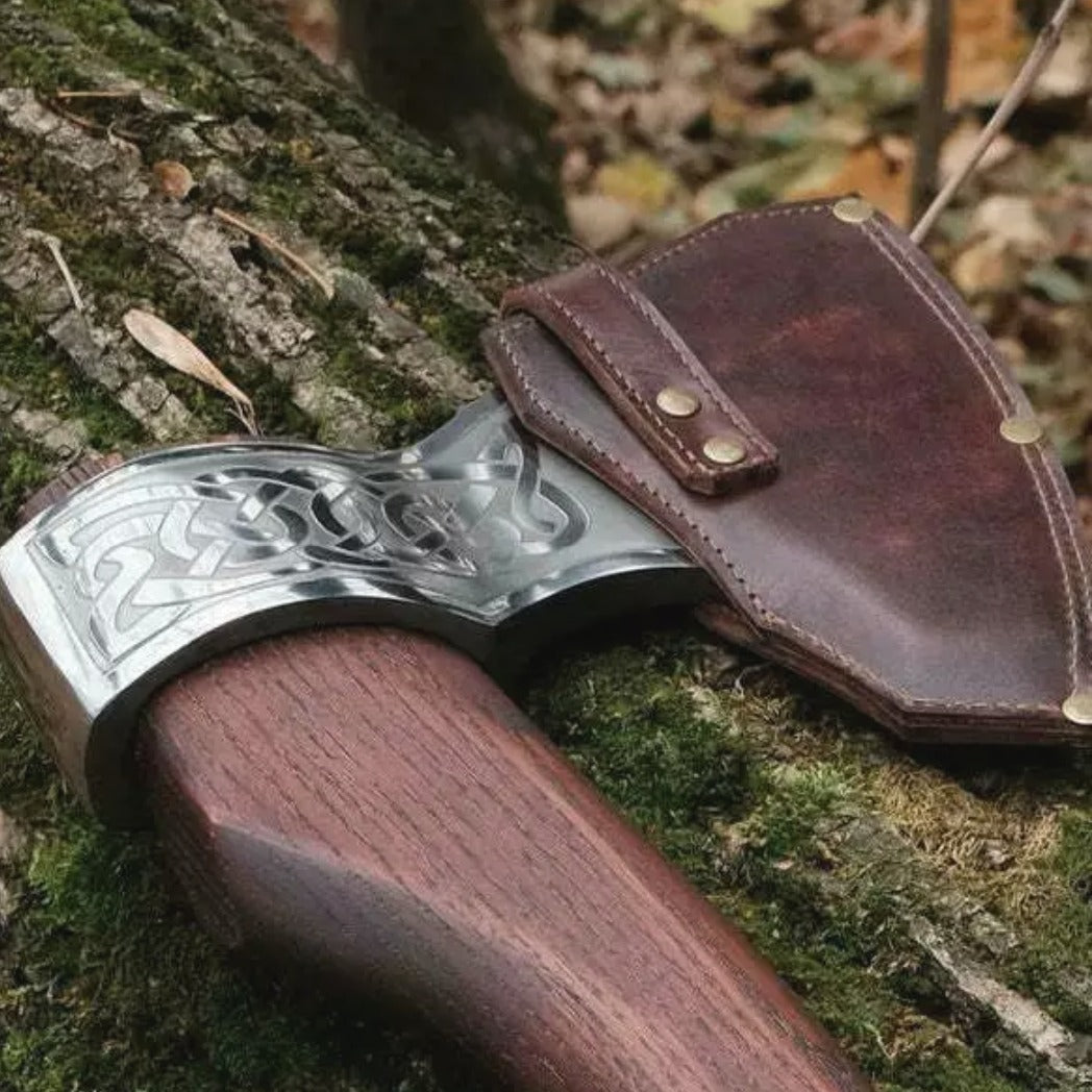 HandmadeSteelTomahawkAxeIntegral Hatchetjpeg