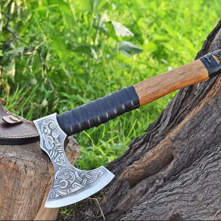 Hand Forged Hunting Axejpeg
