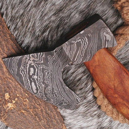 HandForgedDamascusSteelTomahawkVikingAxeBUYjpeg