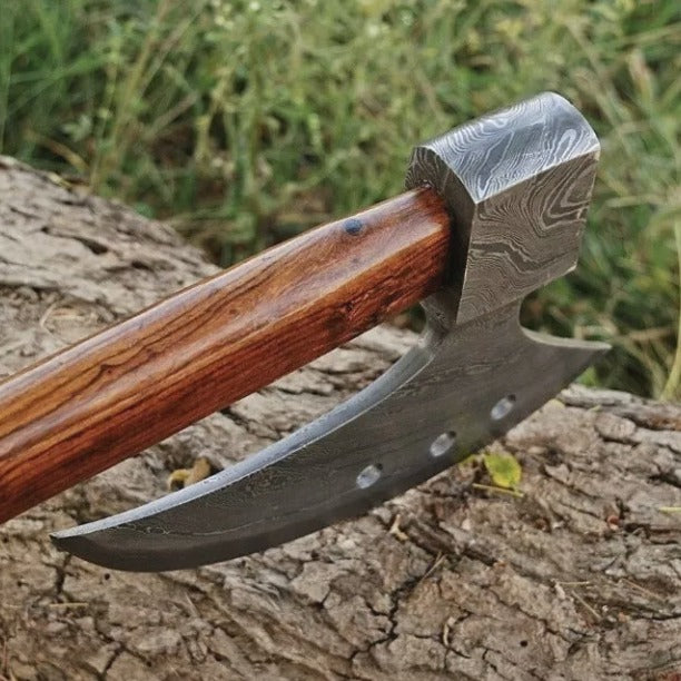 HandForgedDamascusSteelTomahawkVikingAxebuyjpeg