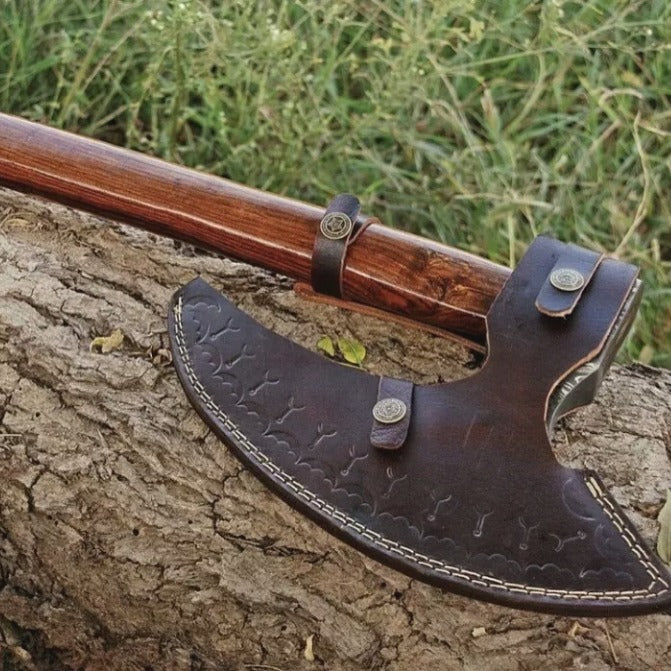 HandForgedDamascusSteelTomahawkVikingAxebuynowjpeg