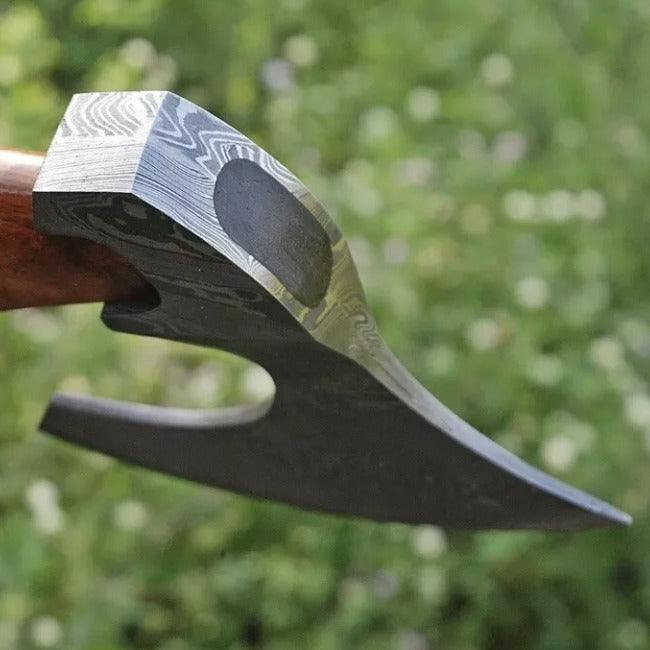 HandForgedDamascusSteelTomahawkVikingAxebuynowjpeg