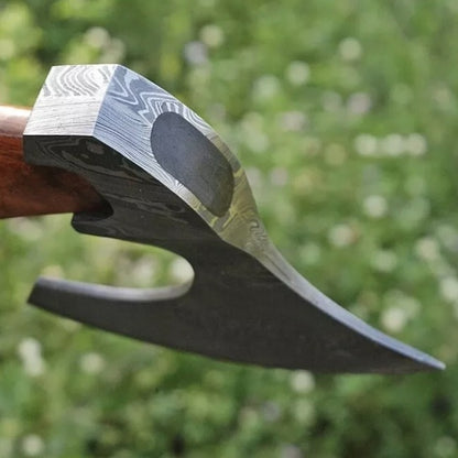 HandForgedDamascusSteelTomahawkVikingAxebuynowjpeg