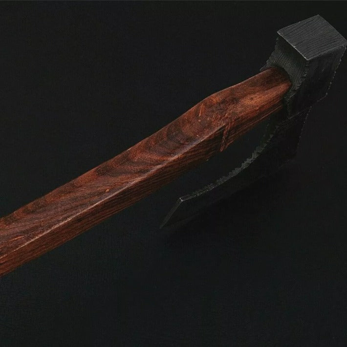 HandForgedDamascusSteelTomahawkVikingAxereviewsjpeg
