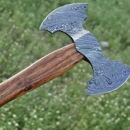 HandForgedCarbonSteelHatchetTomahawkHuntingjpeg