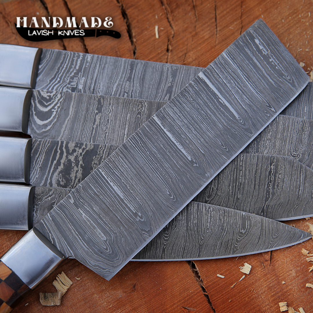 Handmadechefknivesets5pcspng