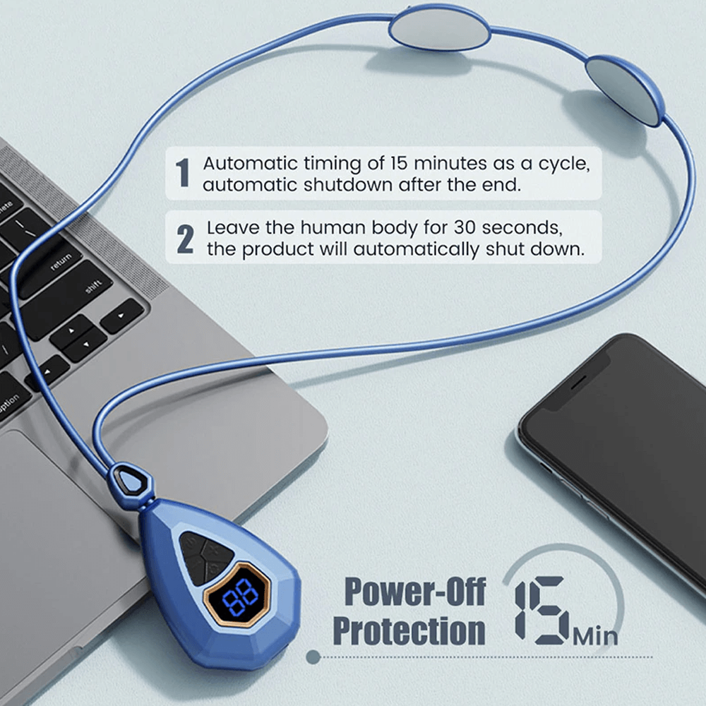 Adjustable EMS Neck Relief Device