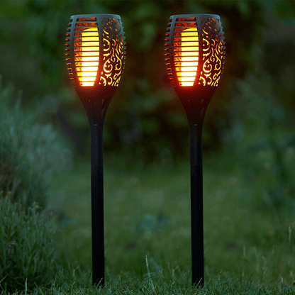 Solar Light Waterproof Flickering Flames Torches