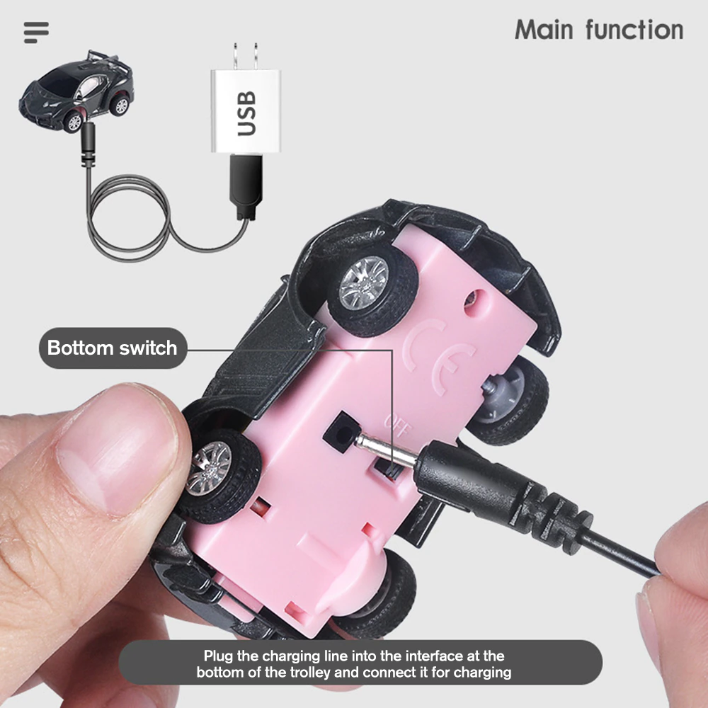 Interactive watch and car toy gift for kids
