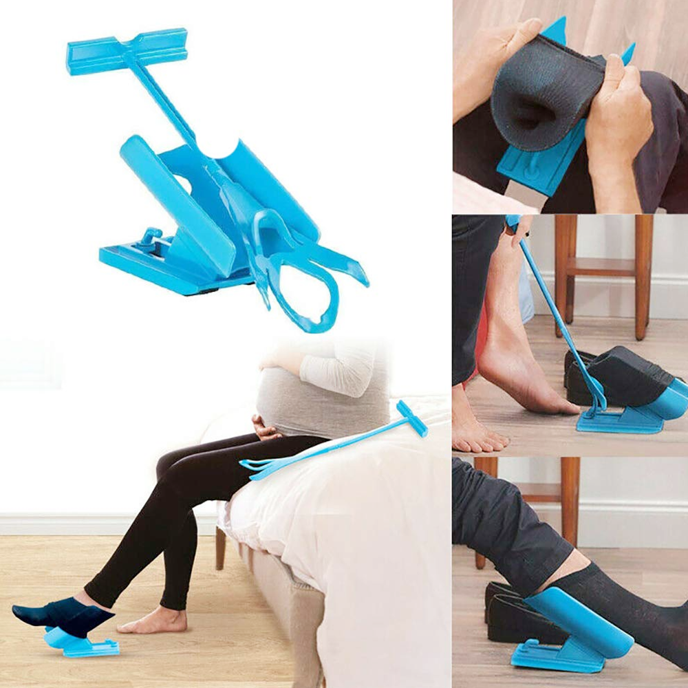 Complete sock helper kit with handle included