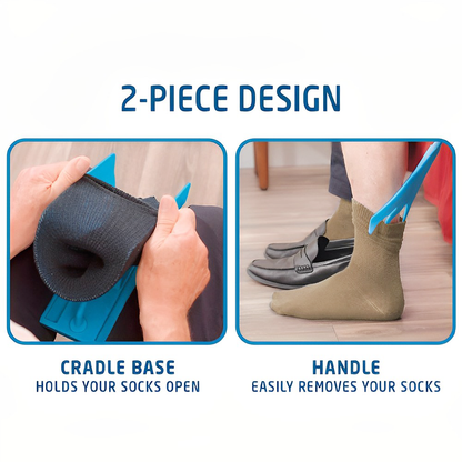 Durable sock aid tool in everyday use