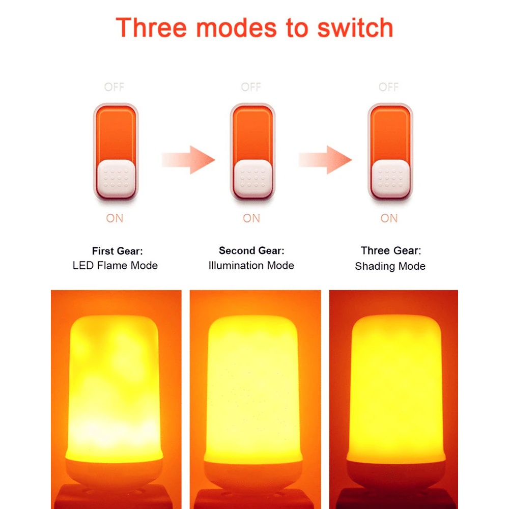 LED Flame Flickering Bulb 6