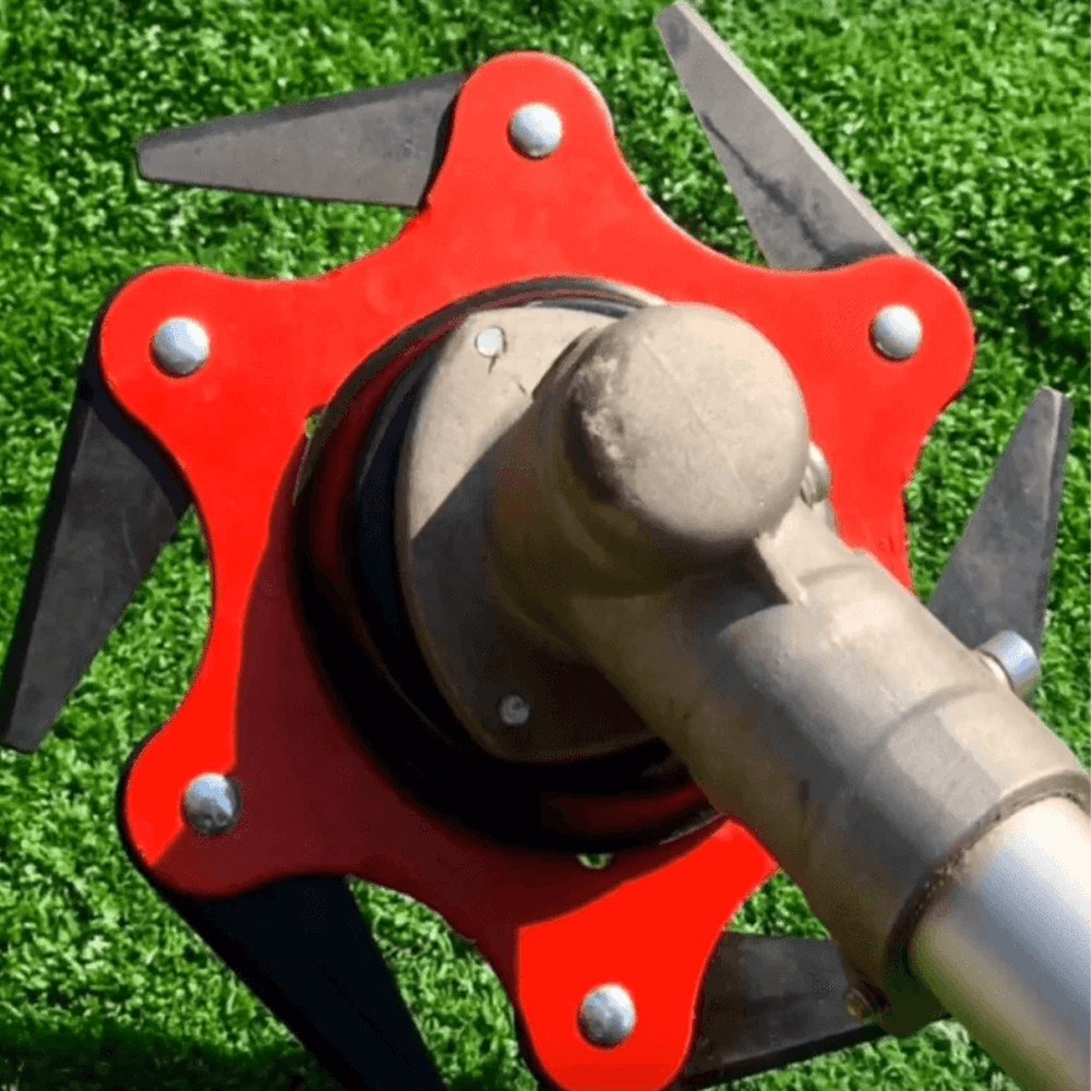6Blade - Steel Razor Blade Lawn Mower 4