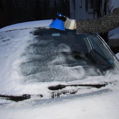 Magical Car Ice Scraper blue