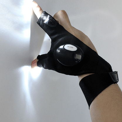 LED Flashlight Waterproof Gloves