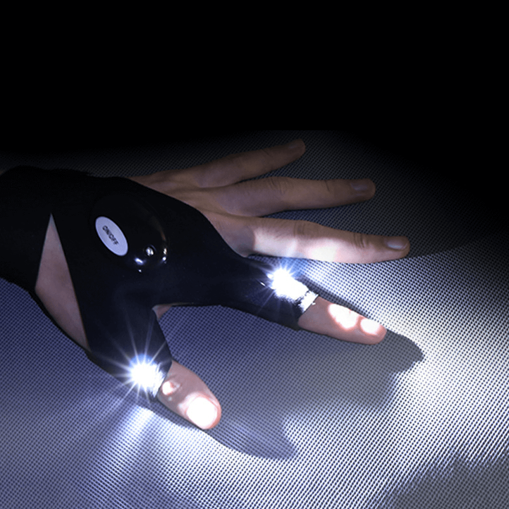 LED Flashlight Waterproof Gloves 2