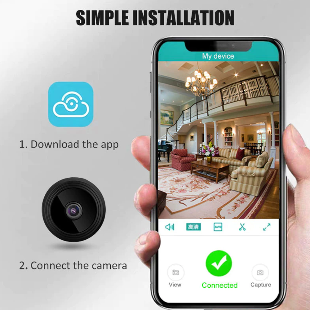 1080P HD Surveillance Camera Recorder 4