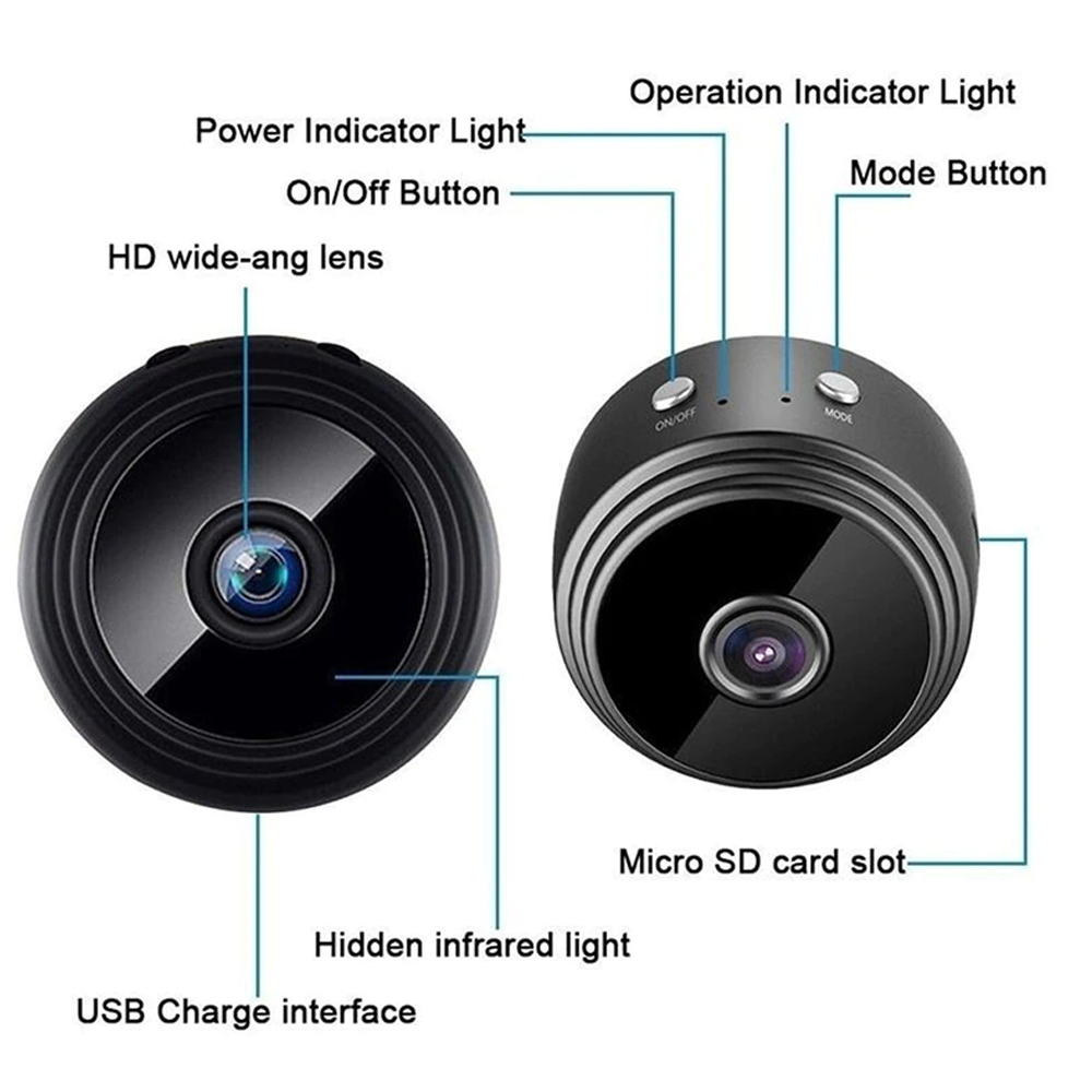 1080P HD Surveillance Camera Recorder 6