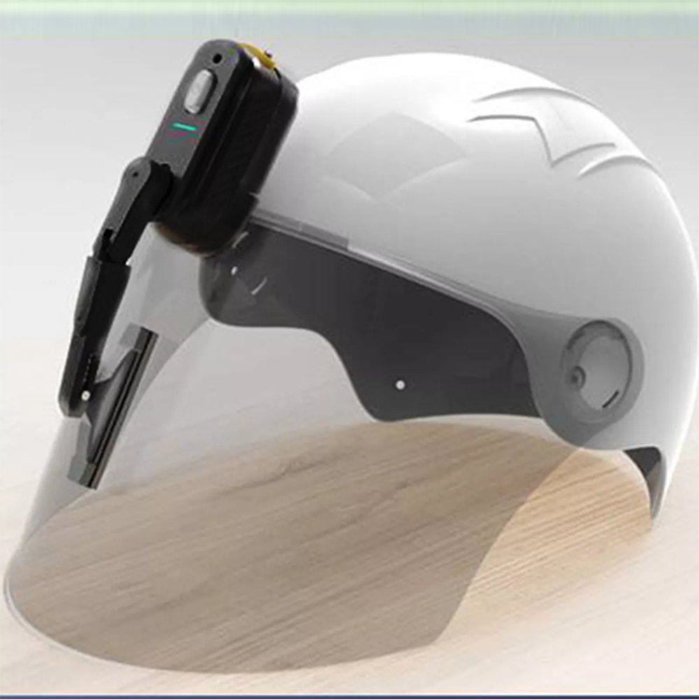Wipsor Snap-On Electric Wiper For Motorcycle Helmets 1