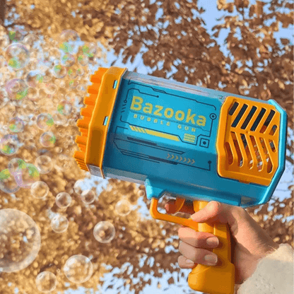 Batteryoperated bubble machine for parties