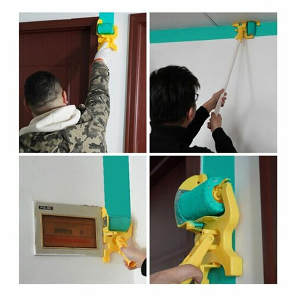 Clean Cut Paint Edger Trimming Roller Brush 6