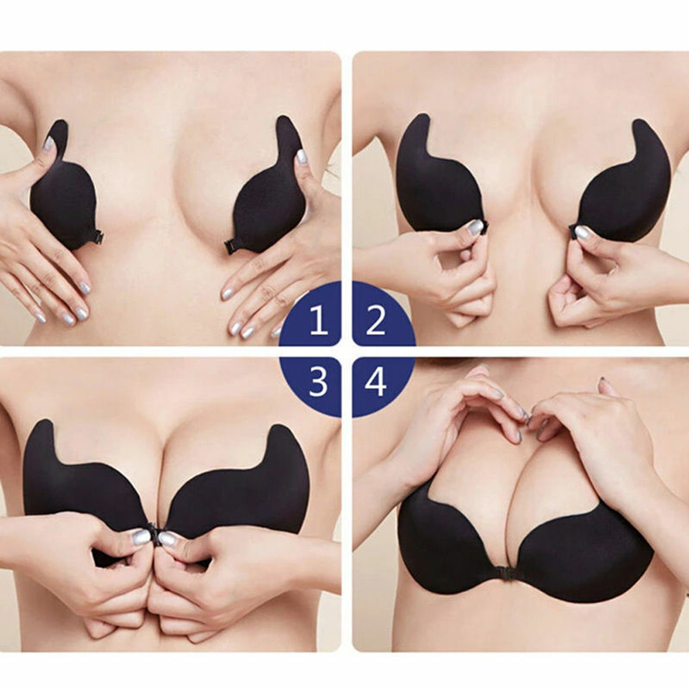 Durable stickon lift bra for long events