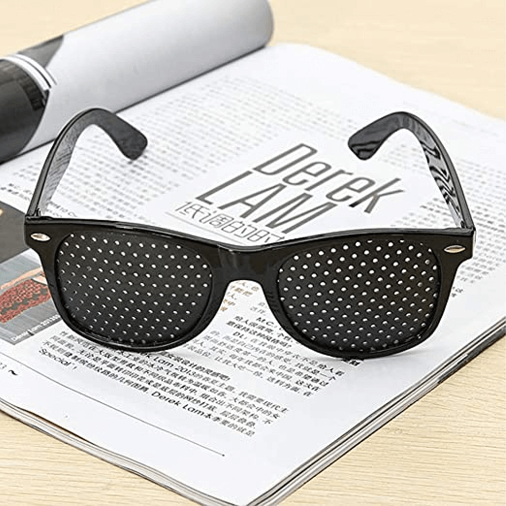 Stylish Pinhole Eyeglasses for Myopia Relief