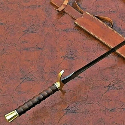 Custom Handmade Damascus Steel Viking Swordjpeg