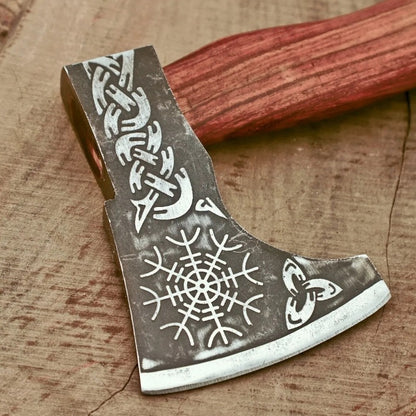 Custom Viking Tomahawk Axe Carbon Steel and Hatchet Hunting Axe