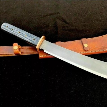 215 Inches Sword Custom Handmade D2 Tool Steel Hunting  Machete Swordjpg