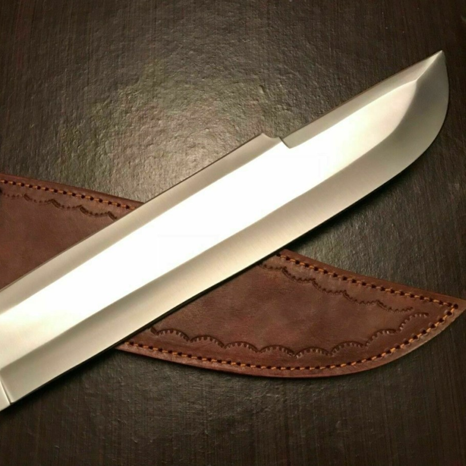 Movie Bowie Knife  Full Tang Hunting Knife  Camping  Leather Sheath for salejpg