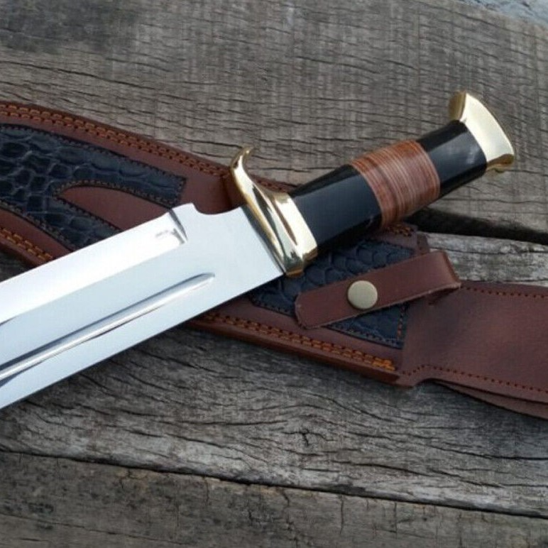 18 Custom Handmade Carbon Steel Crocodile Dundeejpg