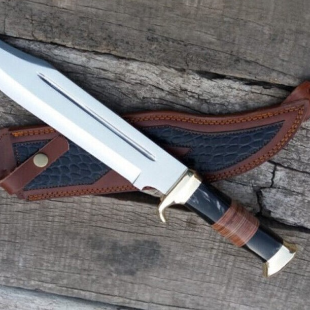 18 Custom Handmade Carbon Steel Crocodile Dundee Bowiejpg