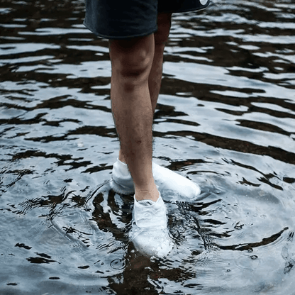 Durable reusable shoe protectors for outdoor activities