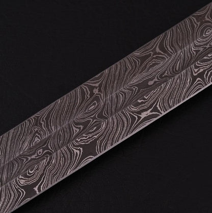 UlfSune Fang Damascus Steel Viking Carolingian Sword  Hand Forged Functi 3jpg