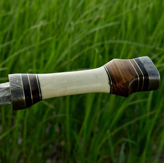 Infantry Roman Army Damascus Steel Spatha Sword  Full Tang Hand Forged Hijpg