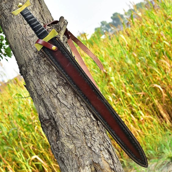 Ancient Roman Damascus Steel Spatha  Medieval Inspired Historical Replica Coll 4jpg