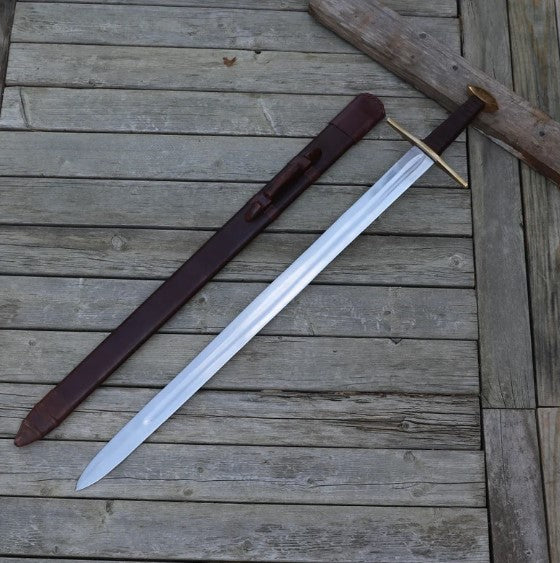 Medieval Battle Ready Collectible Arming Sword  EN45 Carbon Steel Europ 4jpg