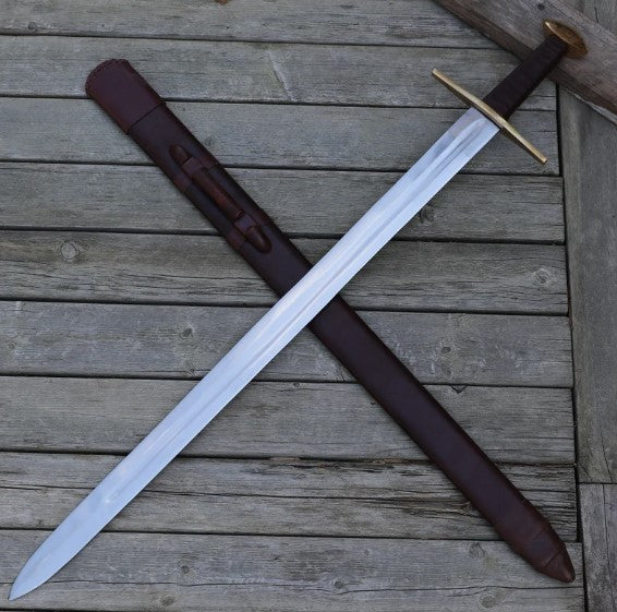 Medieval Battle Ready Collectible Arming Sword  EN45 Carbon Steel Europ 7jpg
