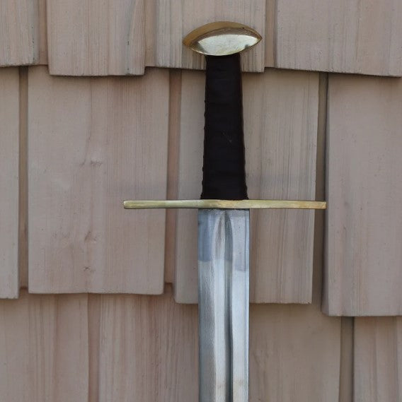 Medieval Battle Ready Collectible Arming Sword  EN45 Carbon Steel Europeajpg