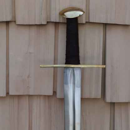 Medieval Battle Ready Collectible Arming Sword  EN45 Carbon Steel Europeajpg