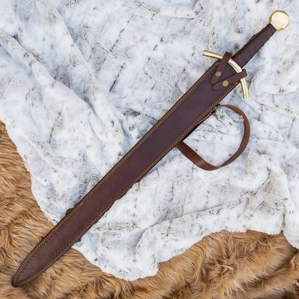Einherjar Blade of Valhalla Damascus Steel Viking Long Sword najpg