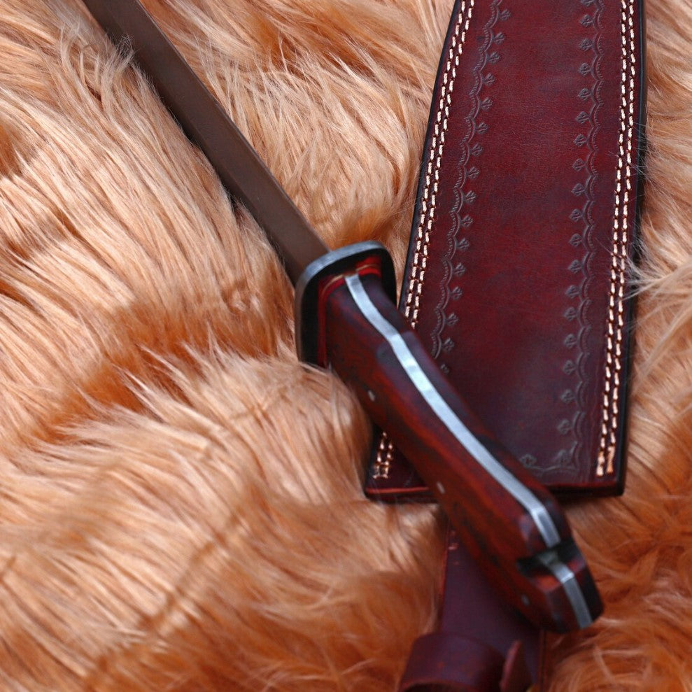 Morningstar Full Tang Damascus Steel Dagger Hand Forged Collectible Ritualjpg