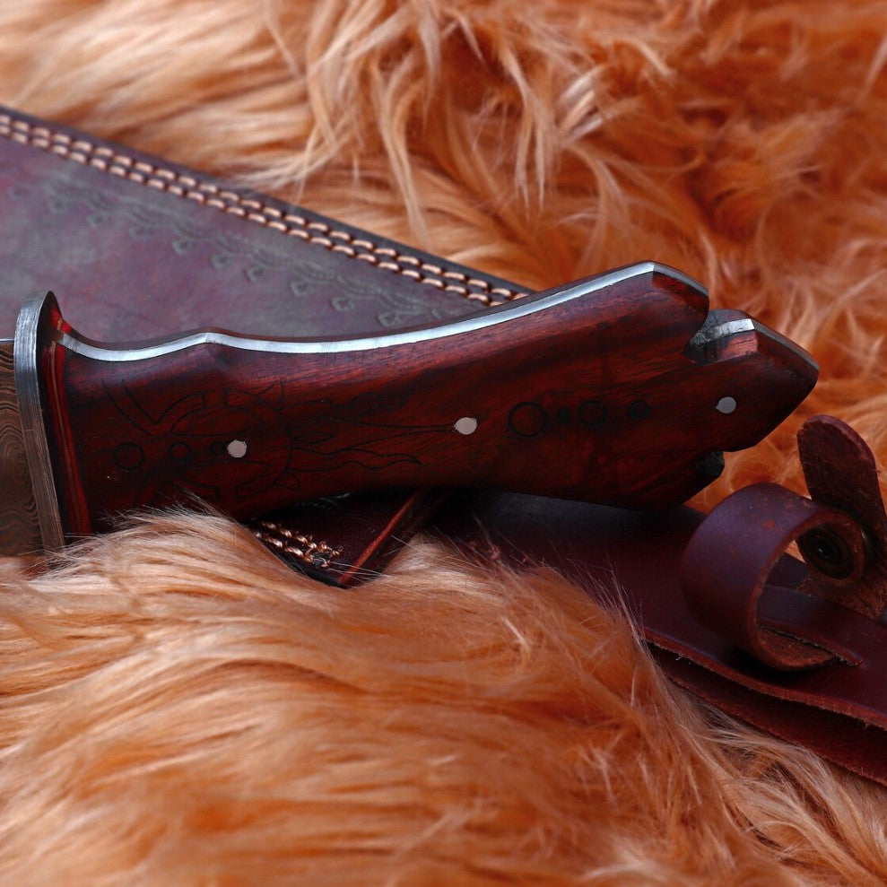 Morningstar Full Tang Damascus Steel Dagger Hand Forged Collectible Ritual Knjpg