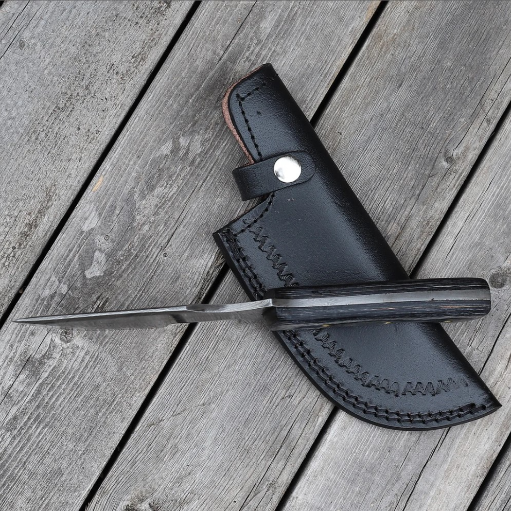 Blue Lagoon Damascus Steel Tracker Knife buyjpg