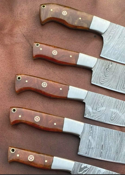 Damascus Chef Set of 5 Pieces