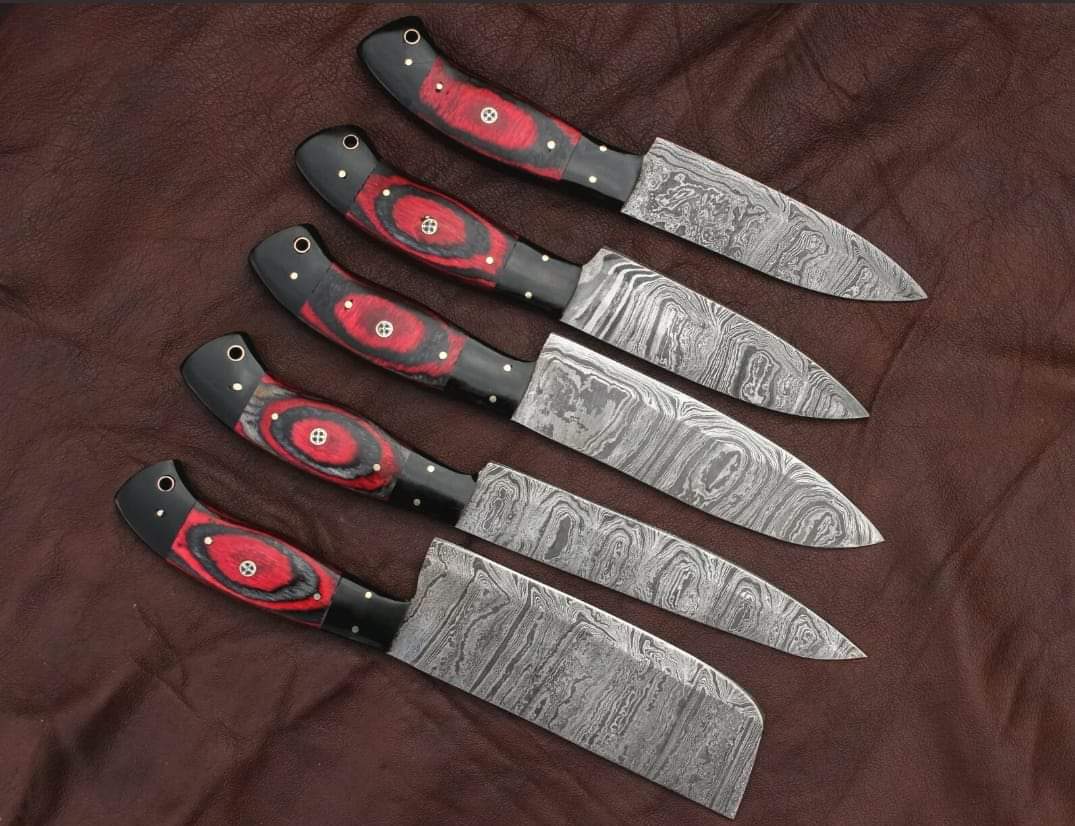 Damascus Chef Set of 5 Pieces