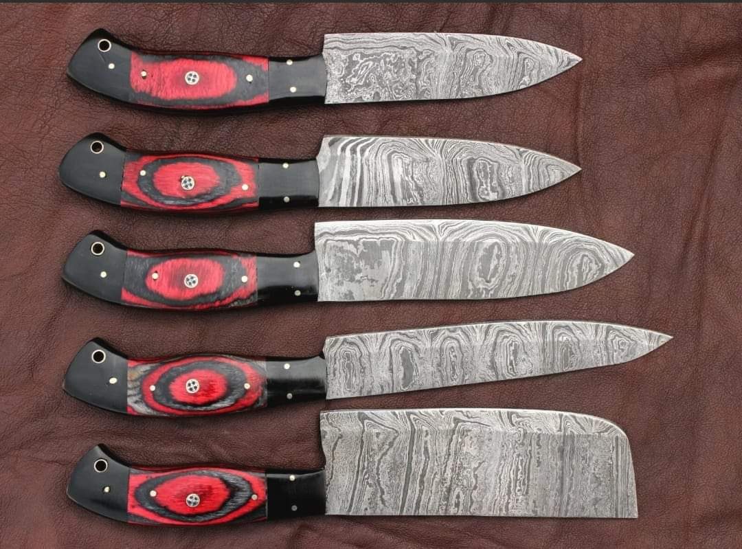 Damascus Chef Set of 5 Pieces