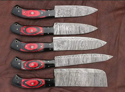 Damascus Chef Set of 5 Pieces